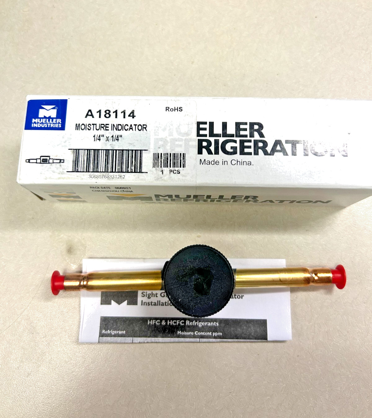 Mueller Sight Glass Moisture Indicator A18114 *NEW*