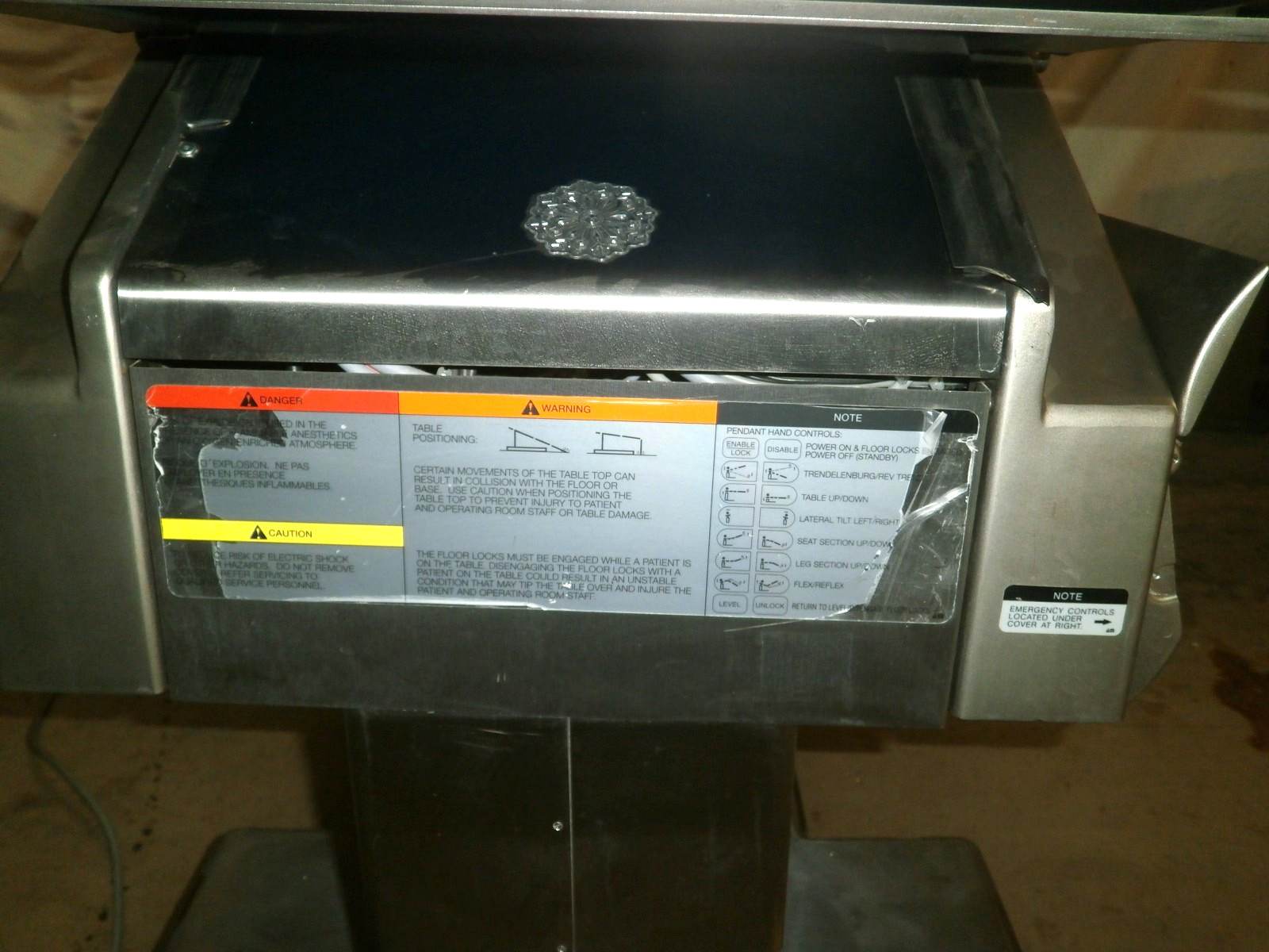 Midmark 7100 Surgical Table Max Weight 500 lbs