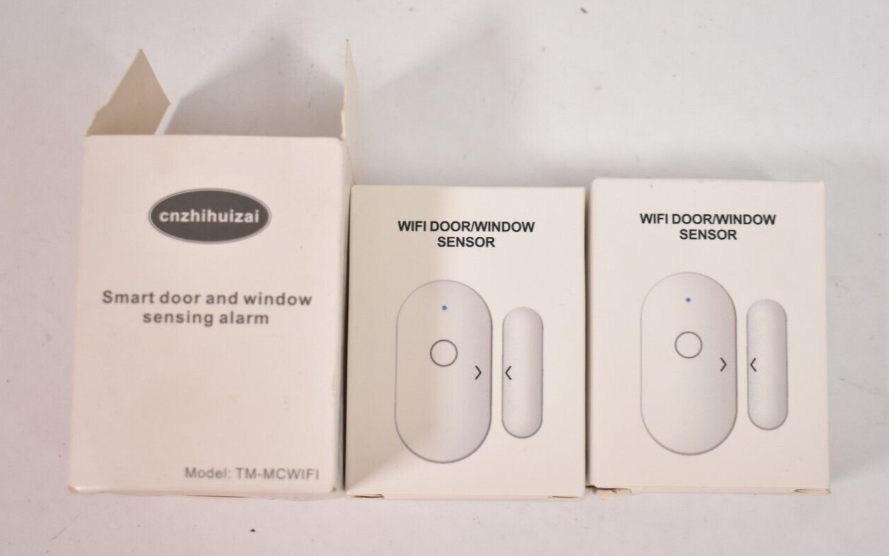 Cnzhihuizai Smart Door & Window Sensing Alarm Home Office 2 Piece TM-MCWIFI