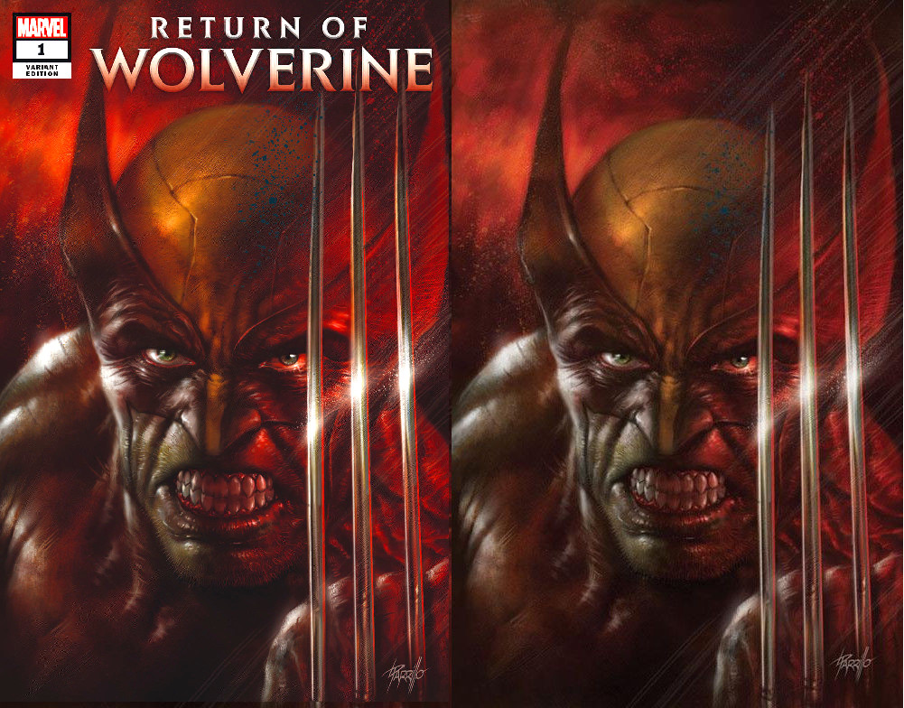 RETURN OF WOLVERINE 1 LUCIO PARRILLO COMICXPOSURE VIRGIN VARIANT 2 PACK SET NM