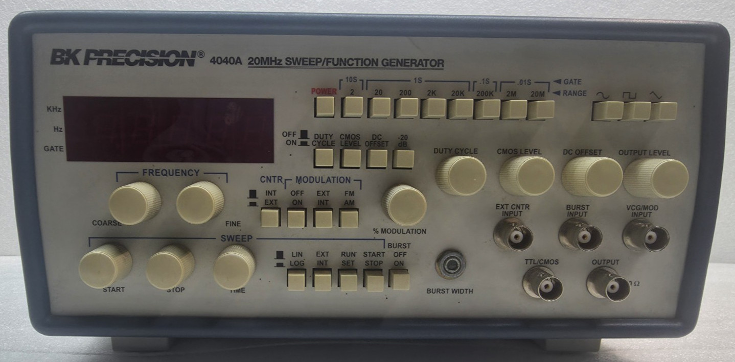 BK Precision 4040A Sweep / Function Generator Power Tested *Read*