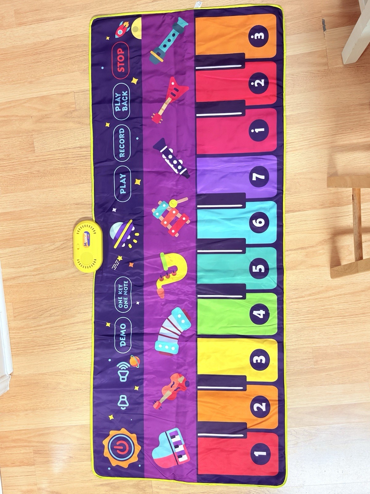 Musical Mat Electronic Piano Play Mat Educational Interactive Toy for Kids