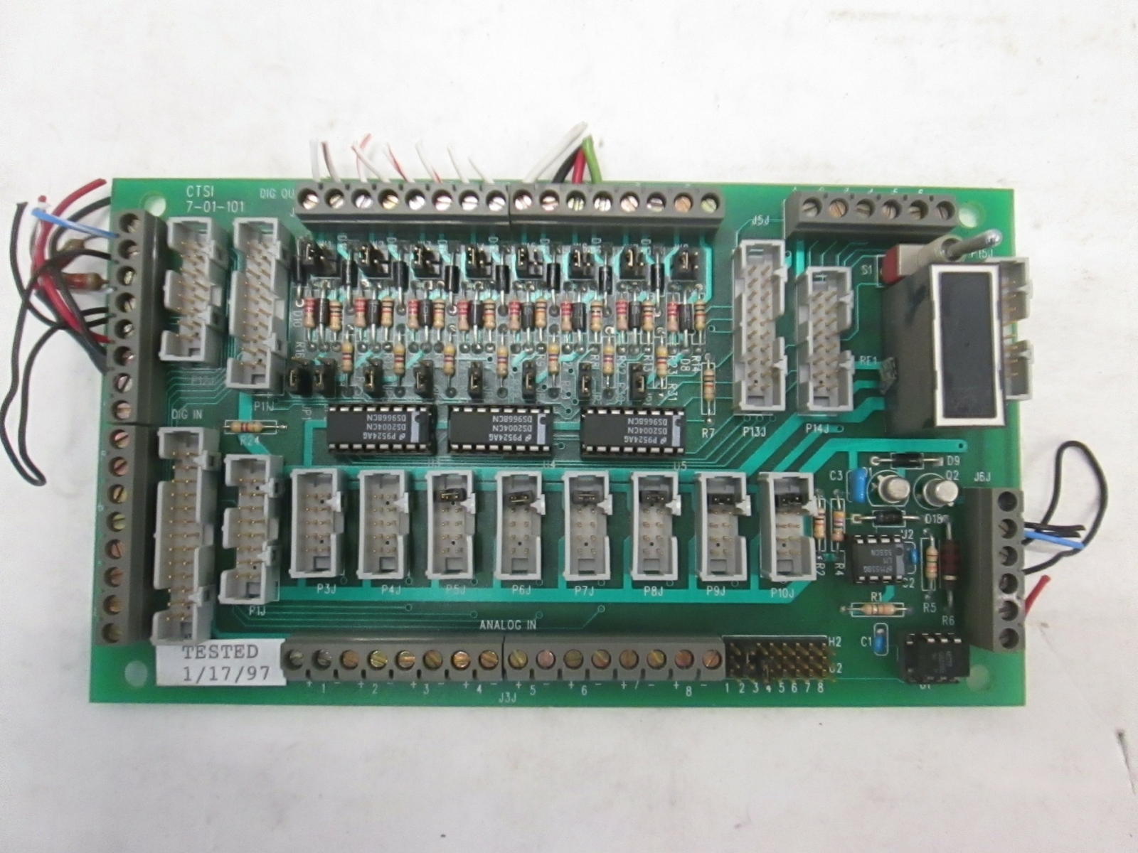 CTSI Interconnect PCB Board, 7-01-101, Working When Removed, Used