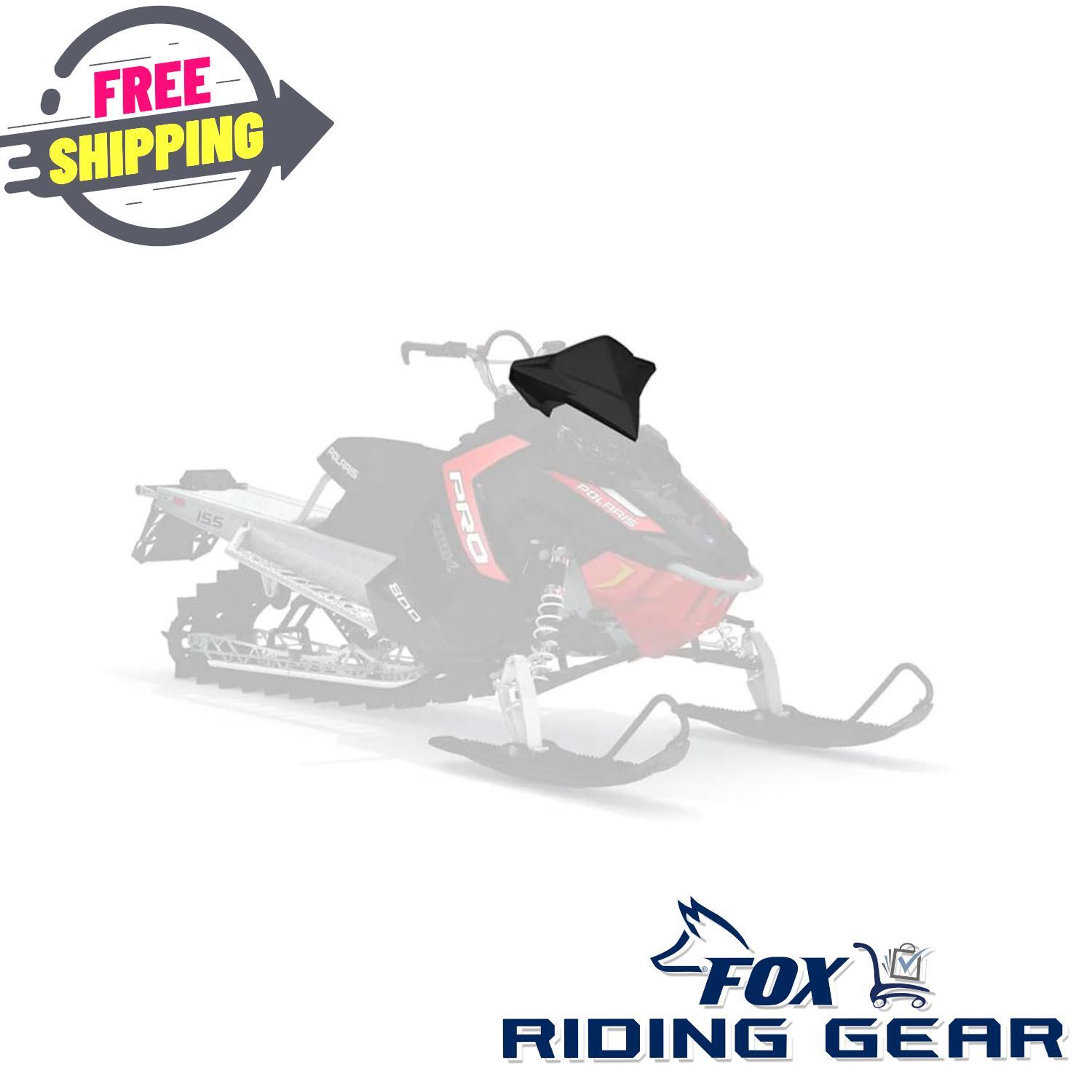 Polaris 2881055 13" Mid Windshield Black Axys Rush Switchback Titan Deep Snow