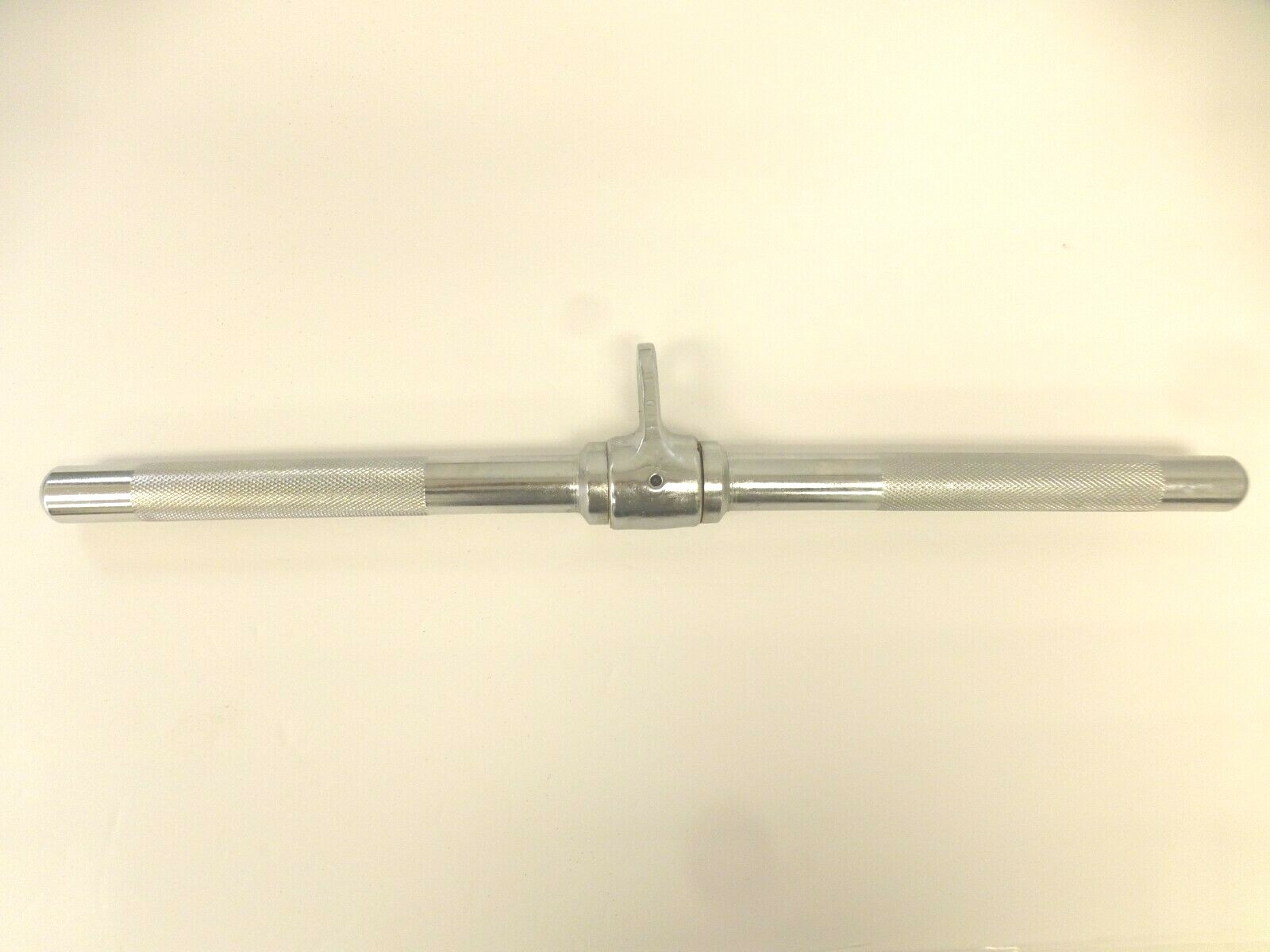 SINGLE Silver Pull Down Bar Triceps Clip Bicep Trainer Triceps Gym Rod Tension