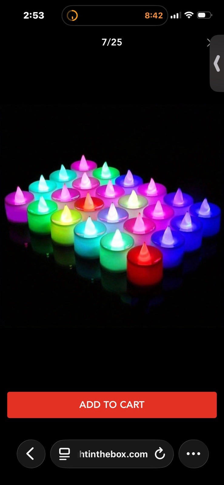 LED colorful color mall night lights