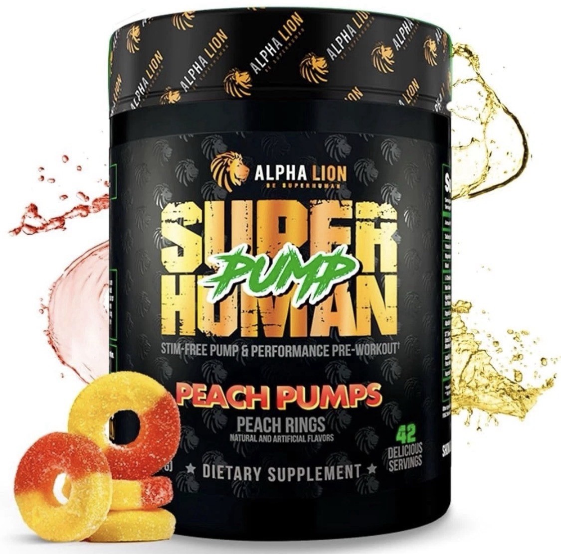 ALPHA LION SUPERHUMAN PUMP NS PEACH