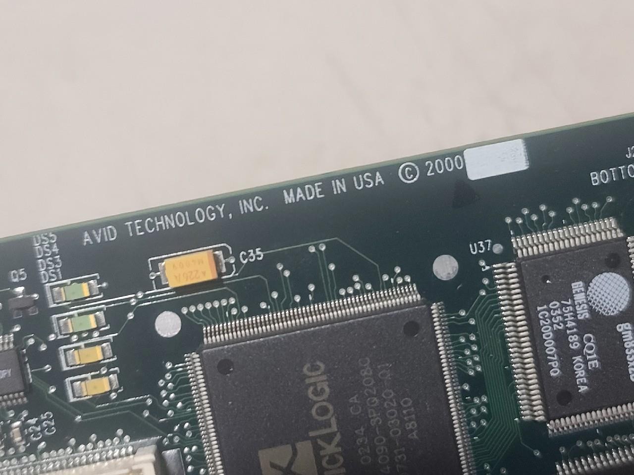 Avid Technology Video Card 0030-03052-01G
