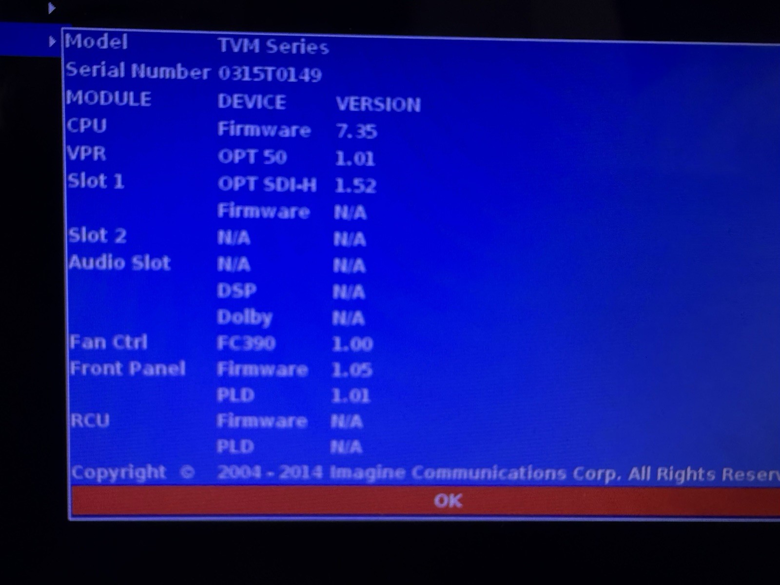 Imagine videotek TVM Series With Rack Box