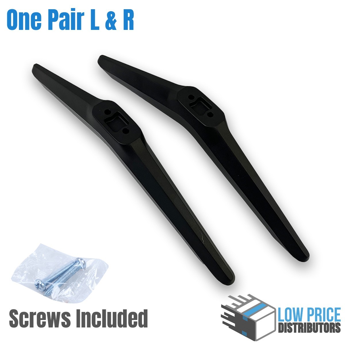 Used Original TCL A00401-0 TV Stand Pair Legs Base With Screws