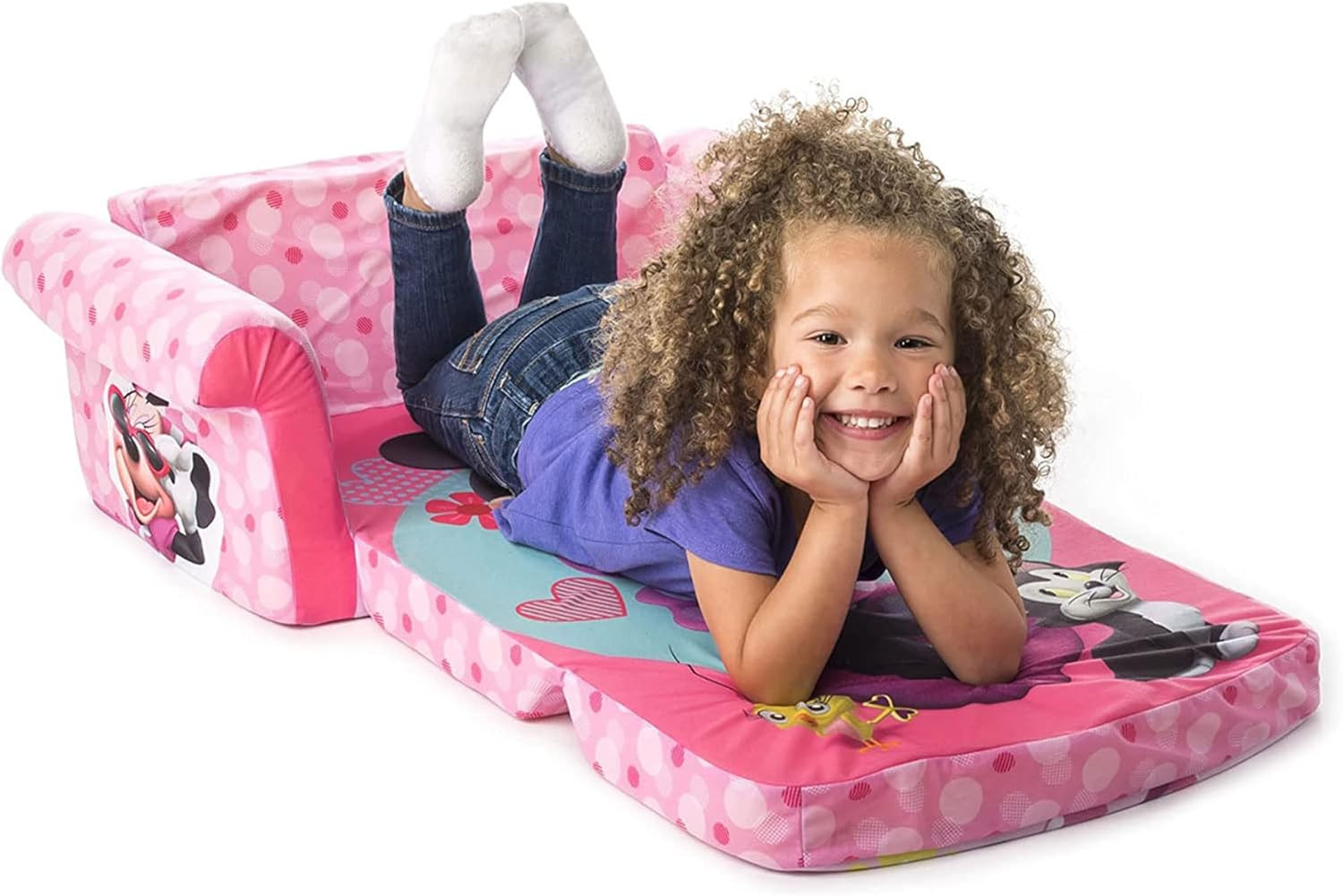 Minnie Mouse 2-in-1 Flip Open Foam Sofa for Kids by Spin Master
