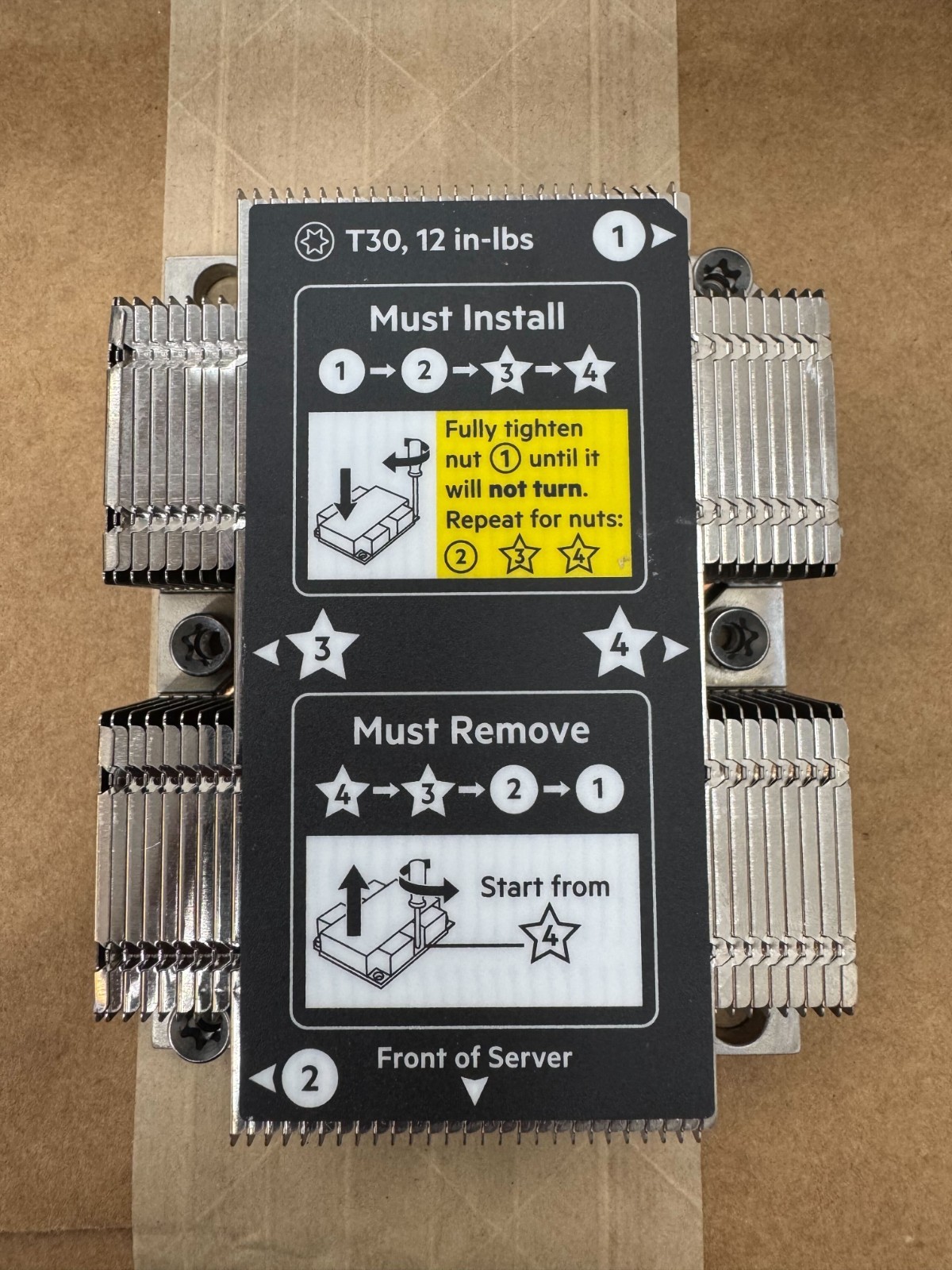 HPE Heatsink DL360 Gen10 (872452-001 / 873588-001 / 875713-001)