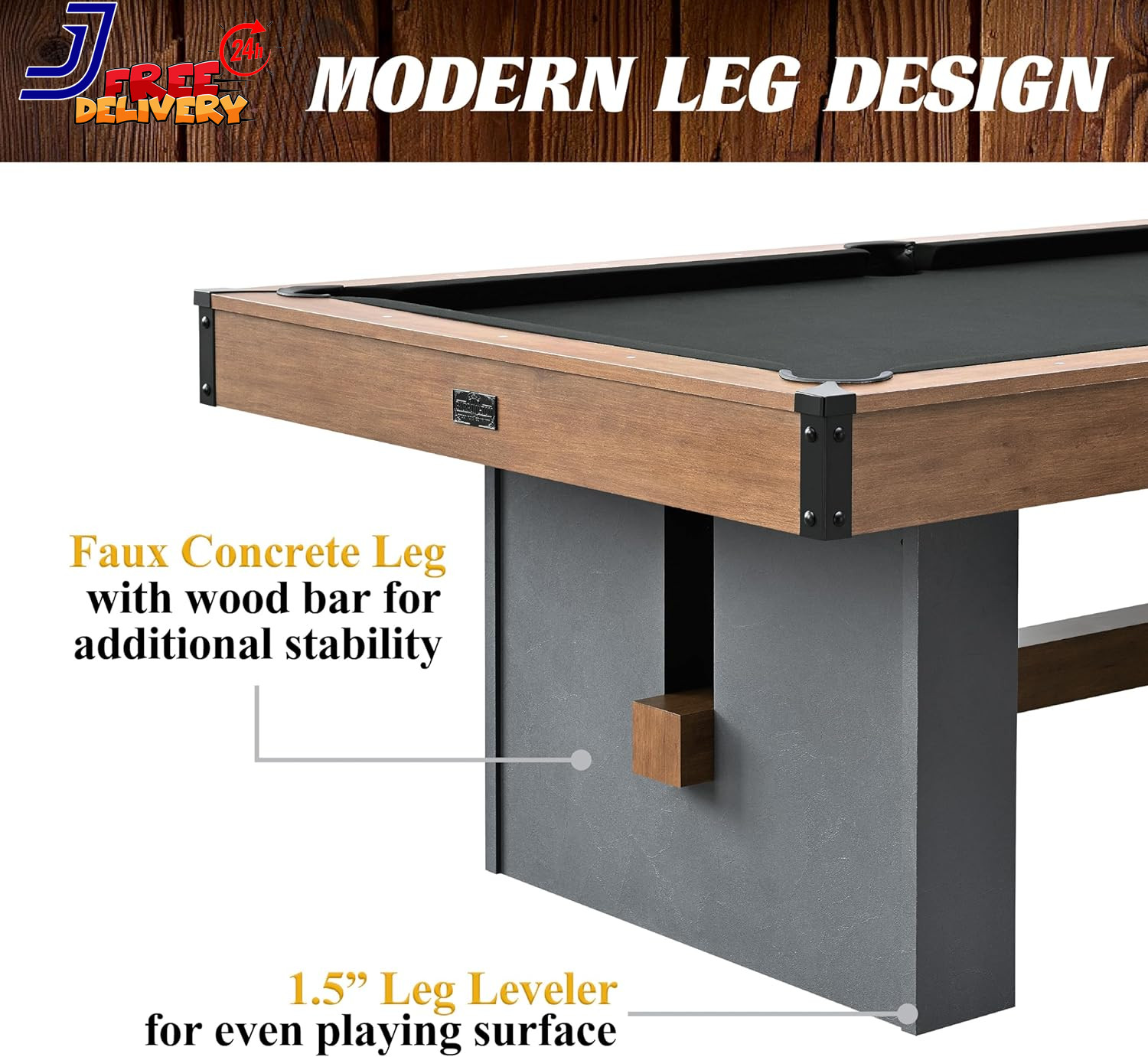 Urban Collection Multiple Styles Pool Table Preassembled Playfields Perfect for