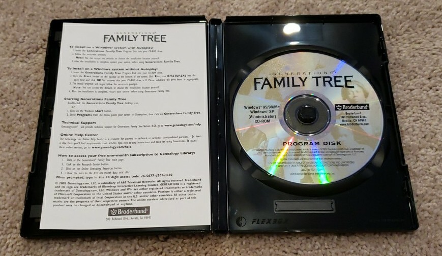 My Scrapbook 2 Creative Reflections Edition & Generations Family Tree PC Program