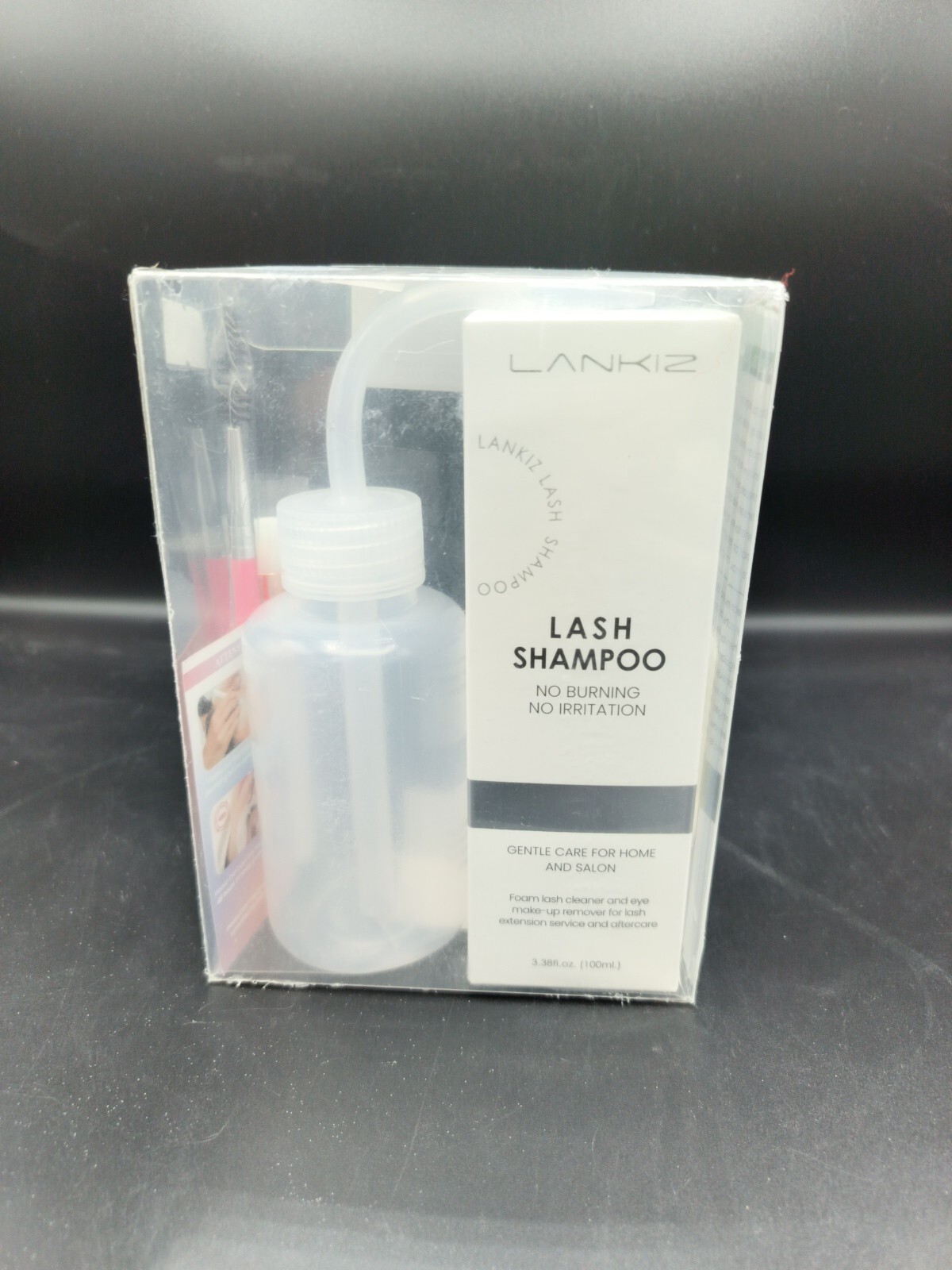 Lankiz Eyelash Extension Shampoo Kit, No Burning, No Irritation 3.38 fl oz. New