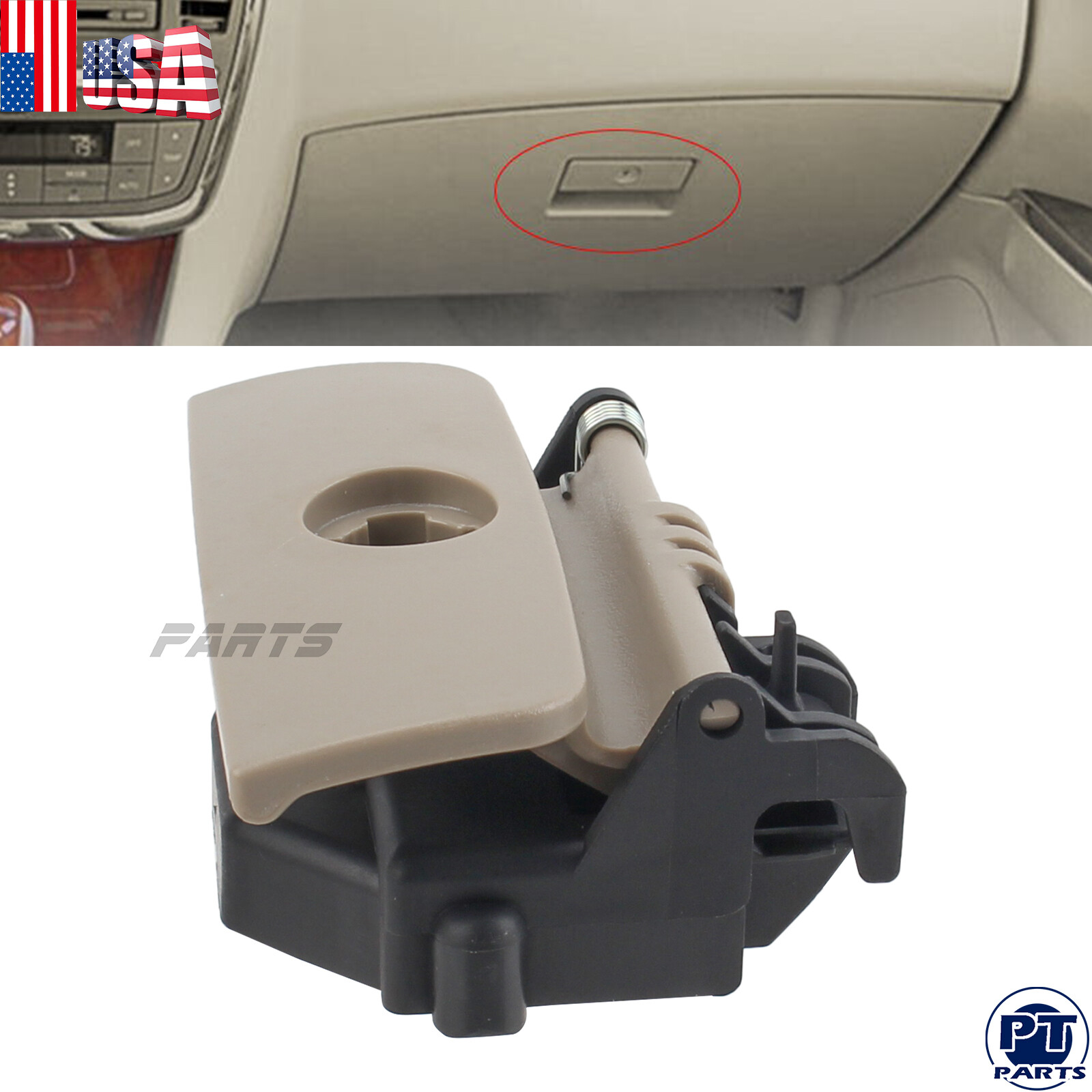 For 2005-2009 BUICK LACROSSE GLOVE BOX LOCK LATCH STORAGE COMPARTMENT LIGHT