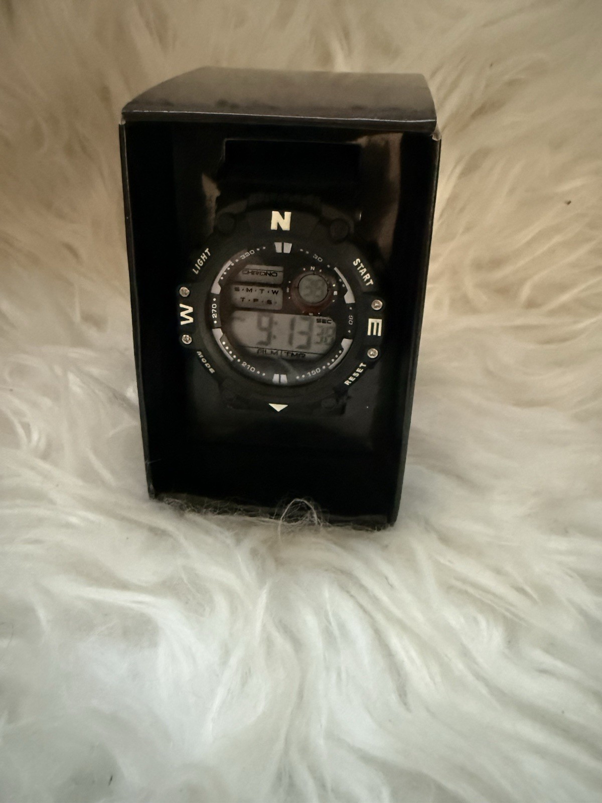 Digital Watch -Alarm Stopwatch Backlit Display
