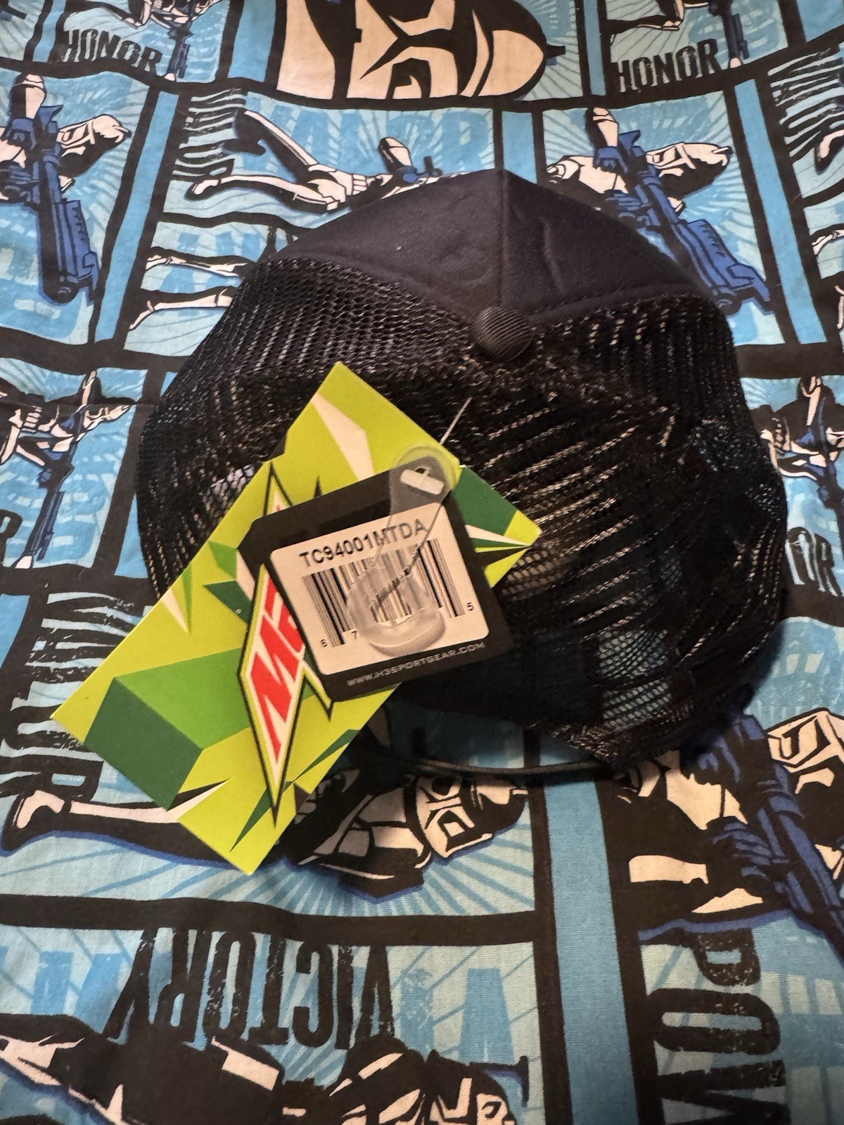 Mountain Dew Baja Blast Big Waves Trucker Hat Multi-Color