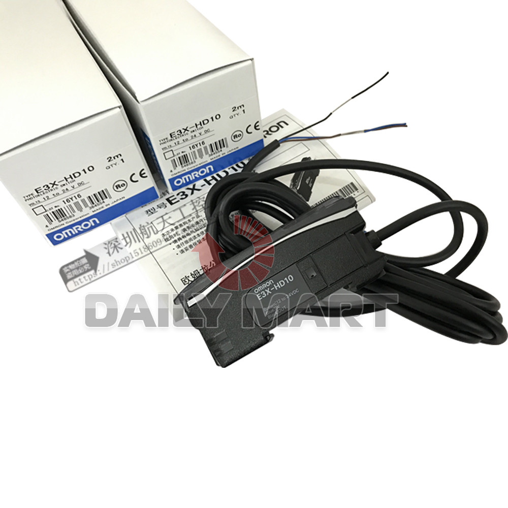 Brand New in Box Omron E3X-HD10 Optical Fiber Proximity Sensor