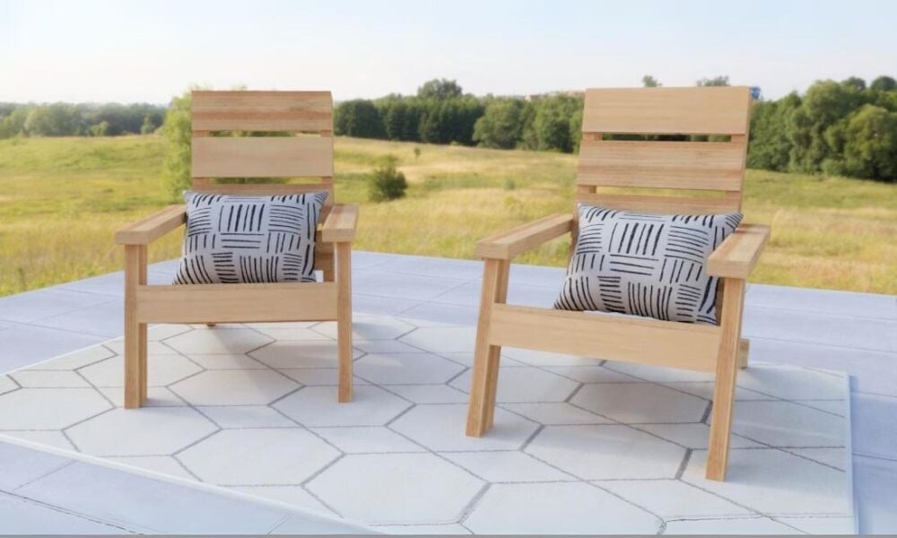 DIY Outdoor Adirondack Chair Plan (Level: Beginner, Quick Assembly)