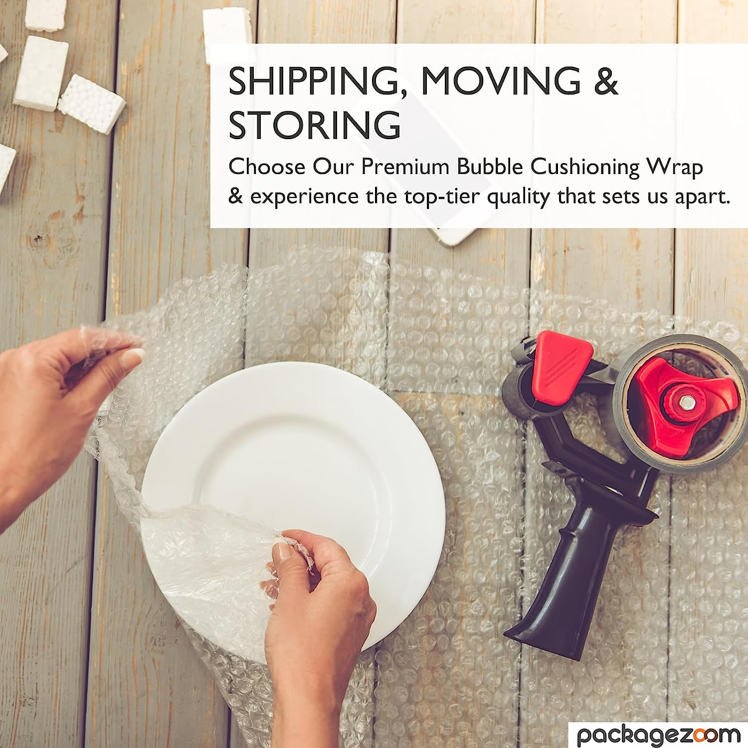 12 Inch X 20 Ft Bubble Cushioning Wrap, Perforated Every 12" Protective Packing