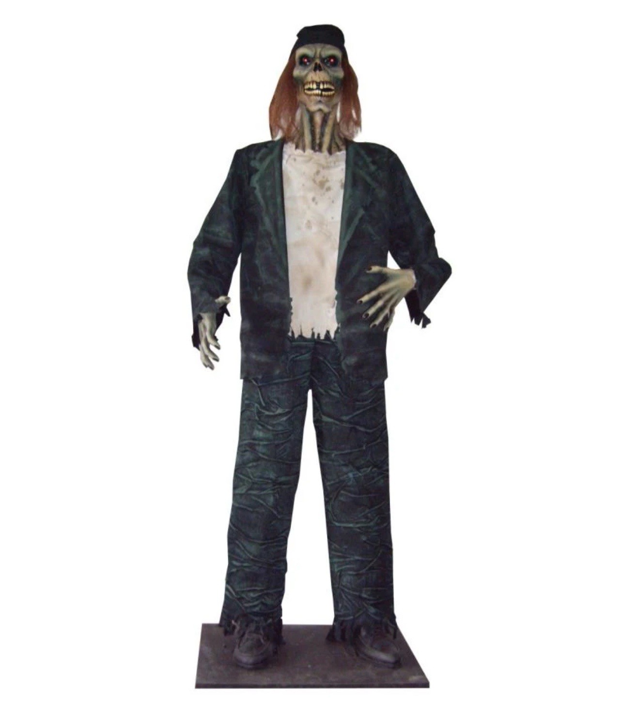 Zombie Drifter Prop With LED Eyes