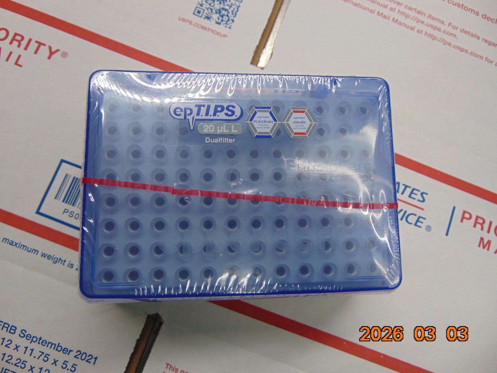 EPPENDORF 022491229 Pipette TIPS Dualfilter 20uL L PCR Clean/Sterile SEALED 96