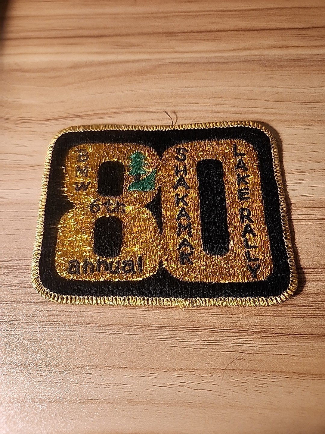 Vintage BMW Rally 1980 Annual Shakamak Lake 6th Anniversary Patch