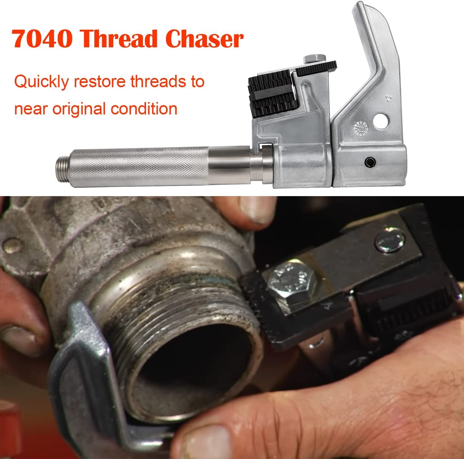No.202817 Metric Die Set 3pcs Restore Threads&7402 Thread Chaser Tool Set