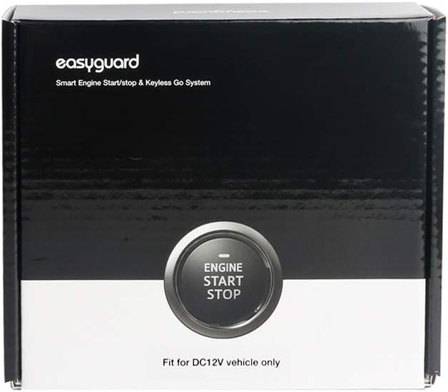 EC004 Smart RFID Push Engine Start Button kit & Keyless Go System Upgrade Key...