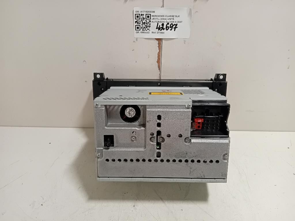 Radio For Mercedes SLK W171 Series 2 A1718200386 271944 (04>11)