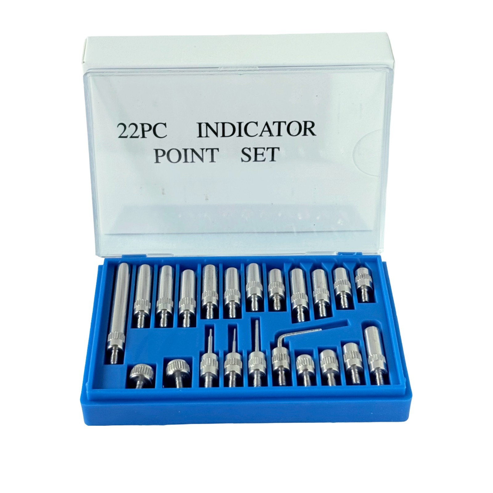 22PCS Dial Indicator Point Set Carbide Tips Indicator Contact Points motiospovat