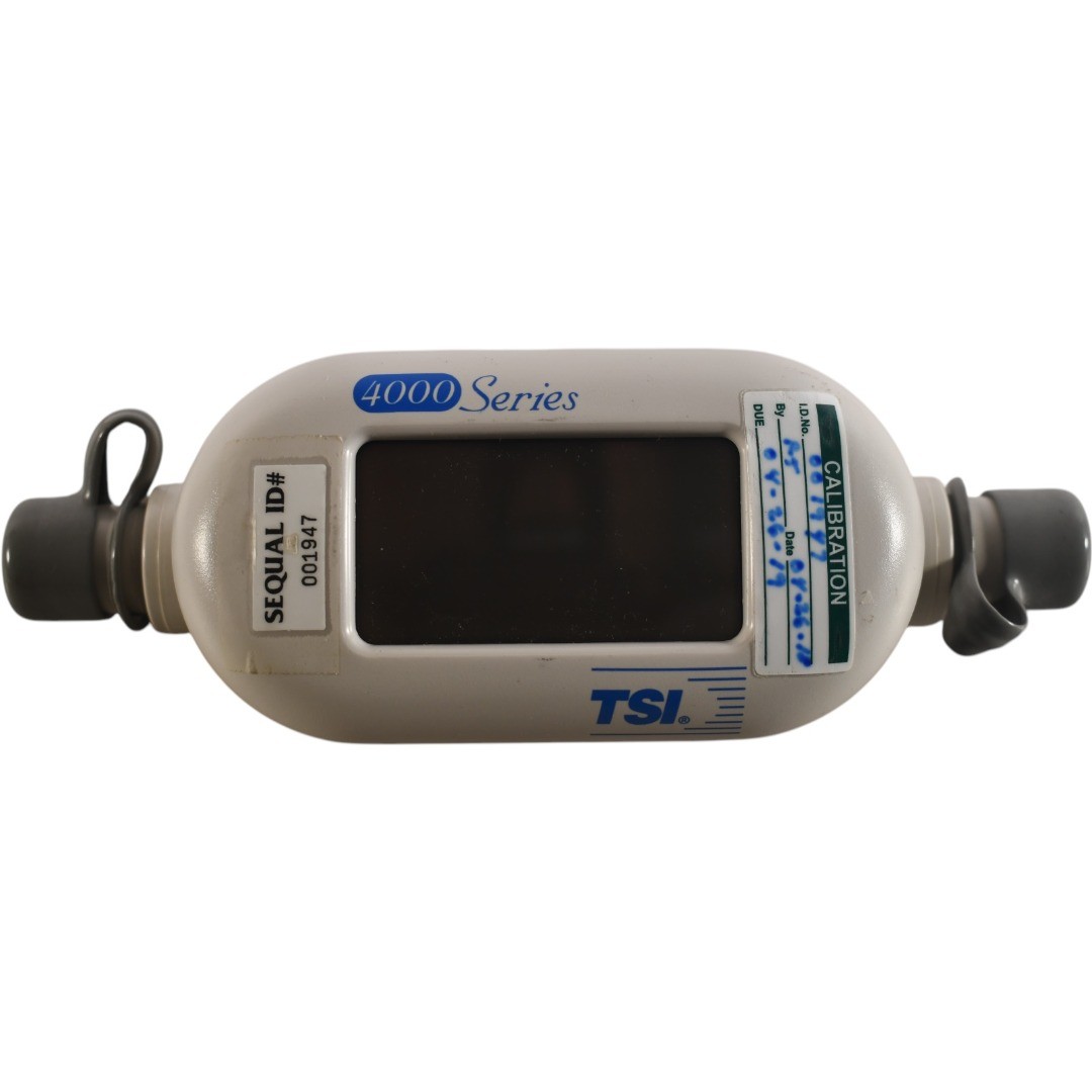 TSI 4045 Rev. E Mass FLow Meter Range: 0-300 L/min. Calibration: Air, O2, N2. Co