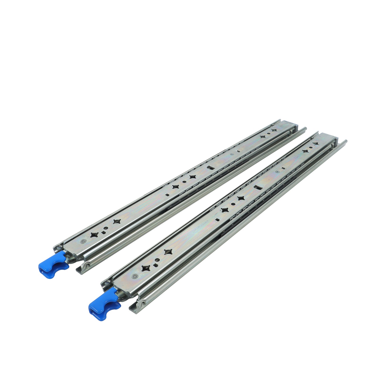 18" Locking Drawer Slides 250lb Heavy Duty Ball Bearing Full Extension With Lock