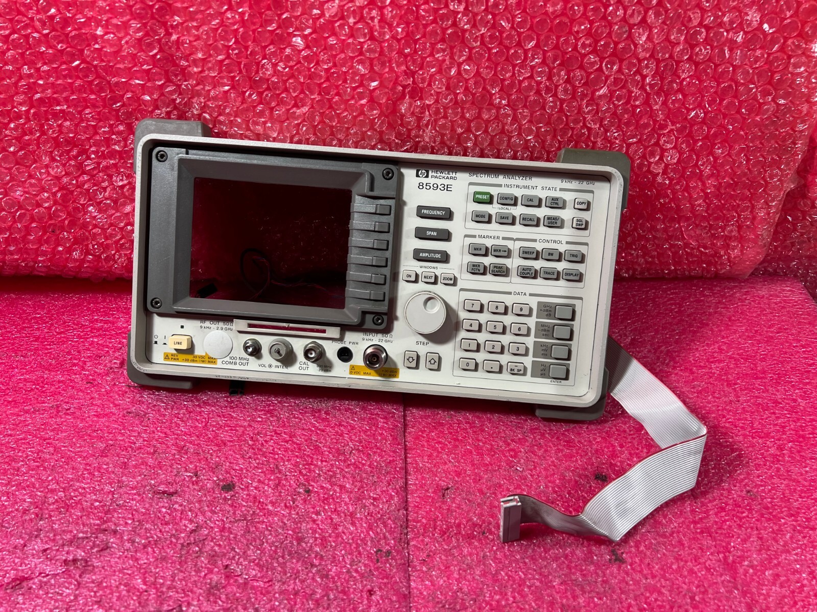 Agilent HP 8593E 22 GHz Portable Spectrum Analyzer 'Panel only' 08590-60201