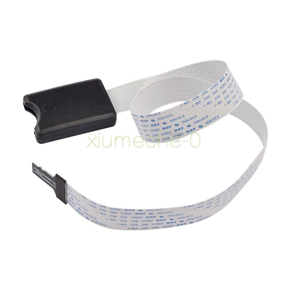TF Micro SD To SD Card Extension Cable Adapters Flexible 48CM For Car Extender