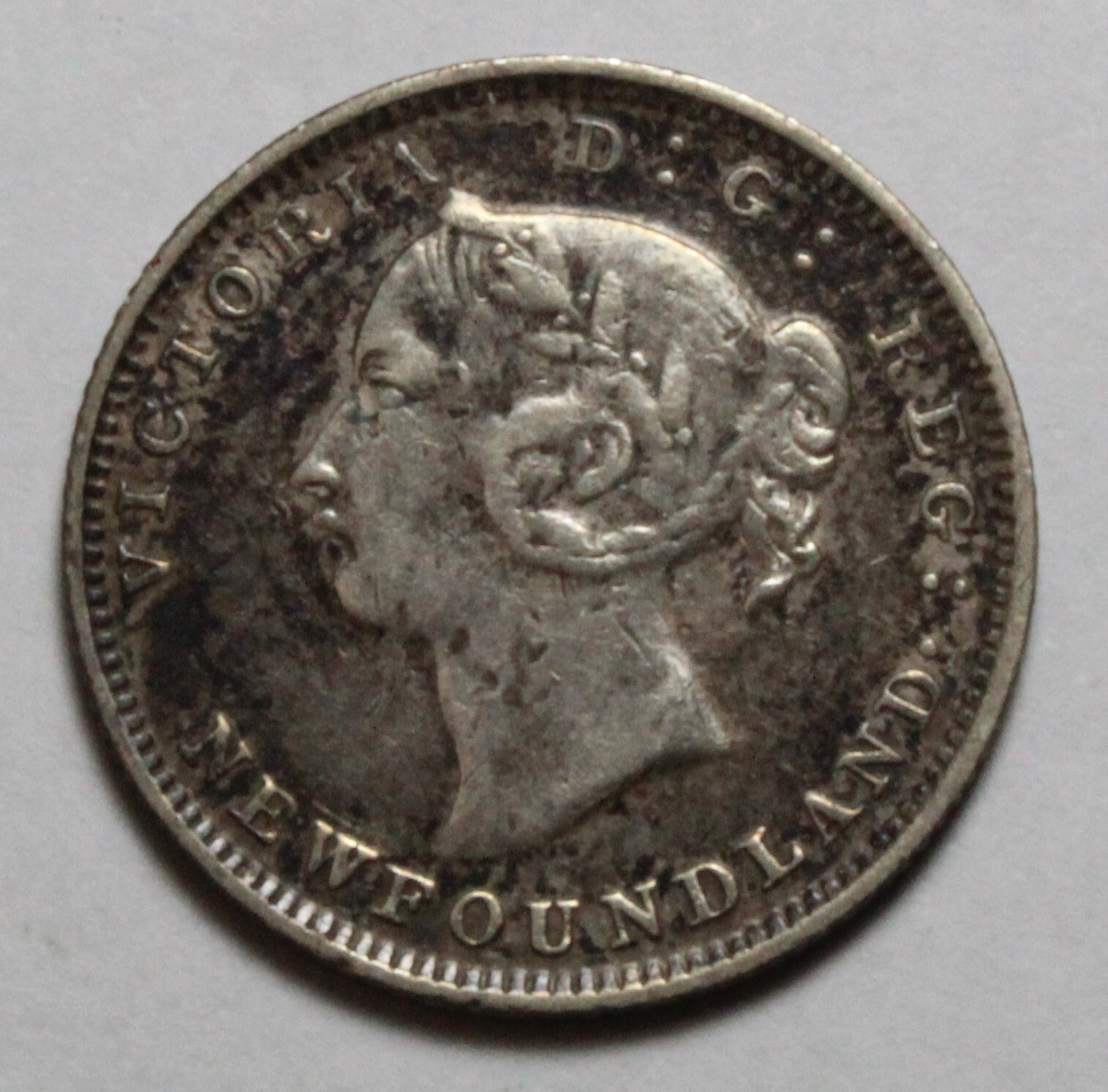 1896 Newfoundland 5 Cents DU46