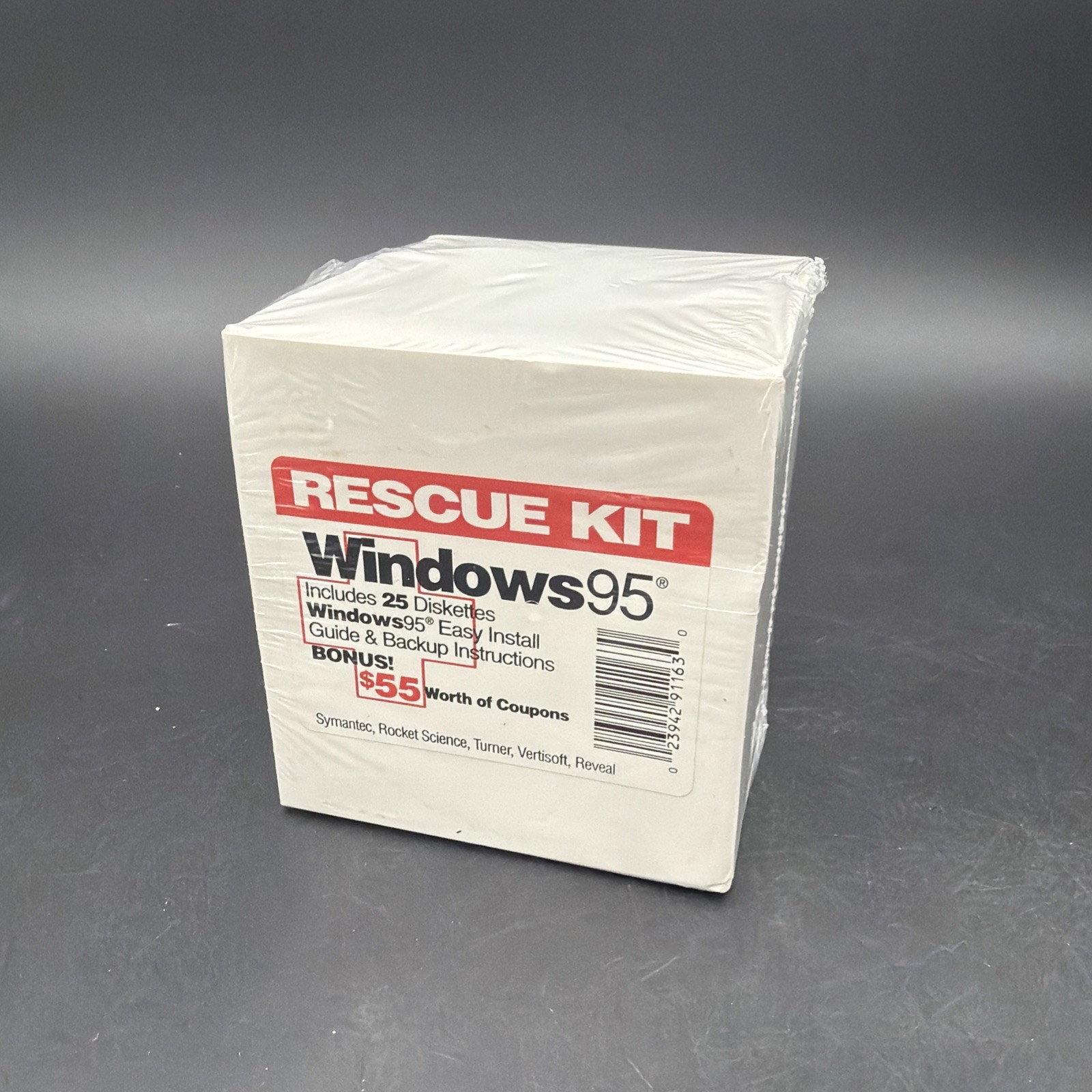 VTG Windows 95 Rescue Kit 25 Floppy Diskettes Easy Install Guide and Backup NEW