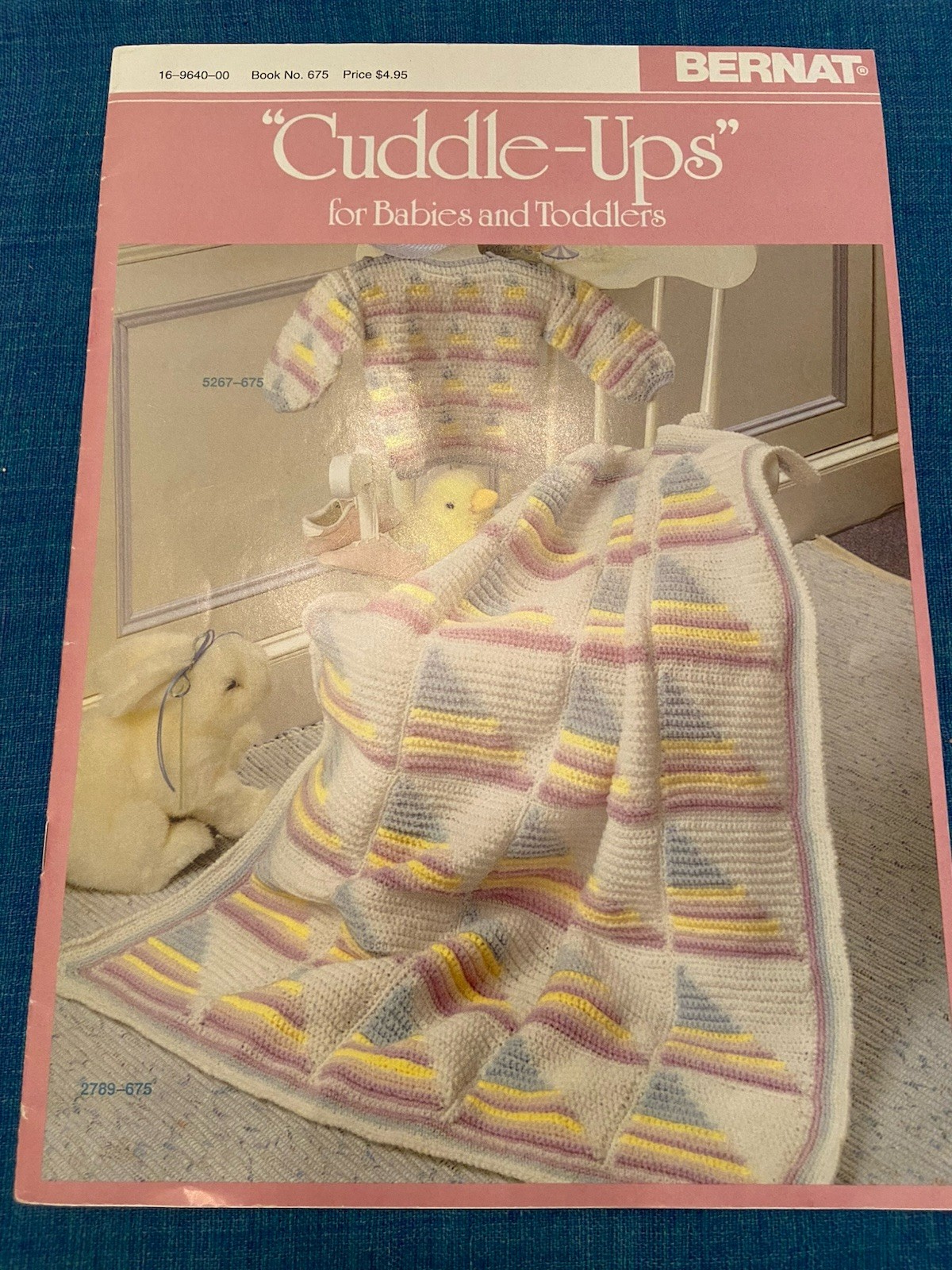 1992 BERNAT "CUDDLE-UPS" for Babies & Toddlers #675 Knit & Crochet