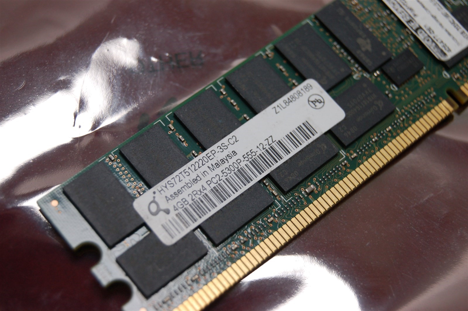 Qimonda HYS72T512220EP-3S-C2 PC2-5300P ECC REG RAM