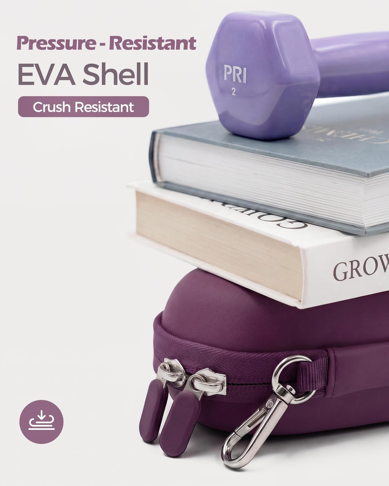 ProCase Double Sunglasses Case Hard EVA Shell Shockproof Dual Eyeglass One Size