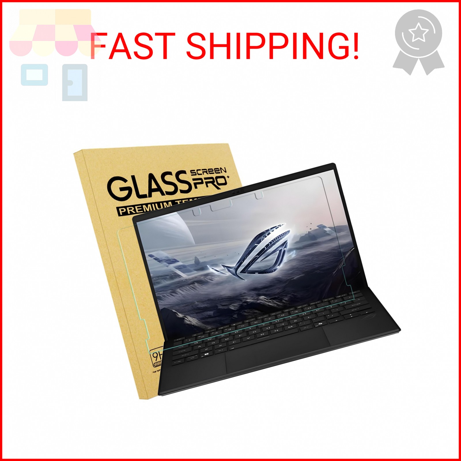 i-Tensodo Tempered Glass Screen Protector for 2026 2025 ASUS ROG Flow Z13 GZ302