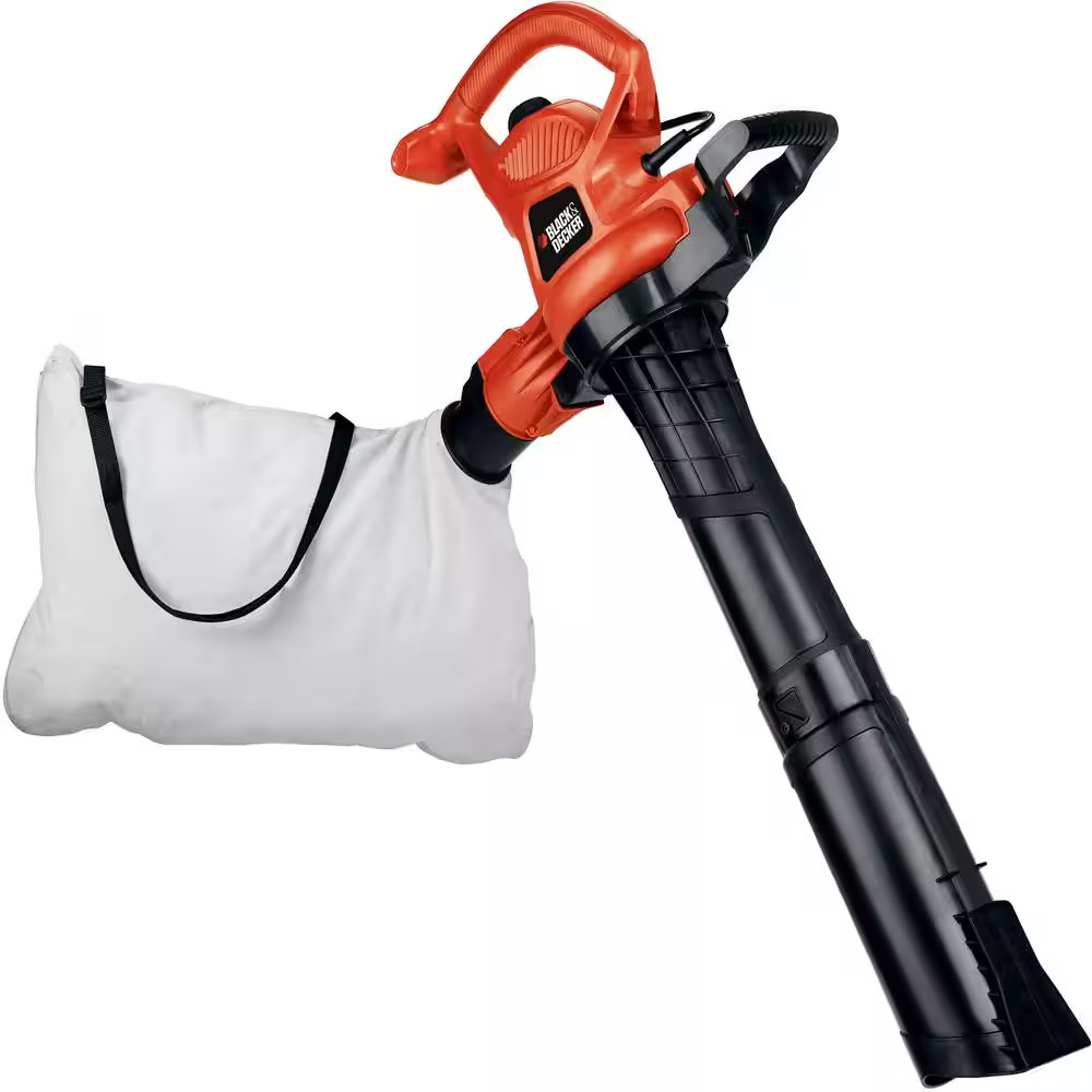 12 AMP 230 MPH 385 CFM Corded Electric 3-In-1 Handheld Leaf Blower, Vacuum & Mul