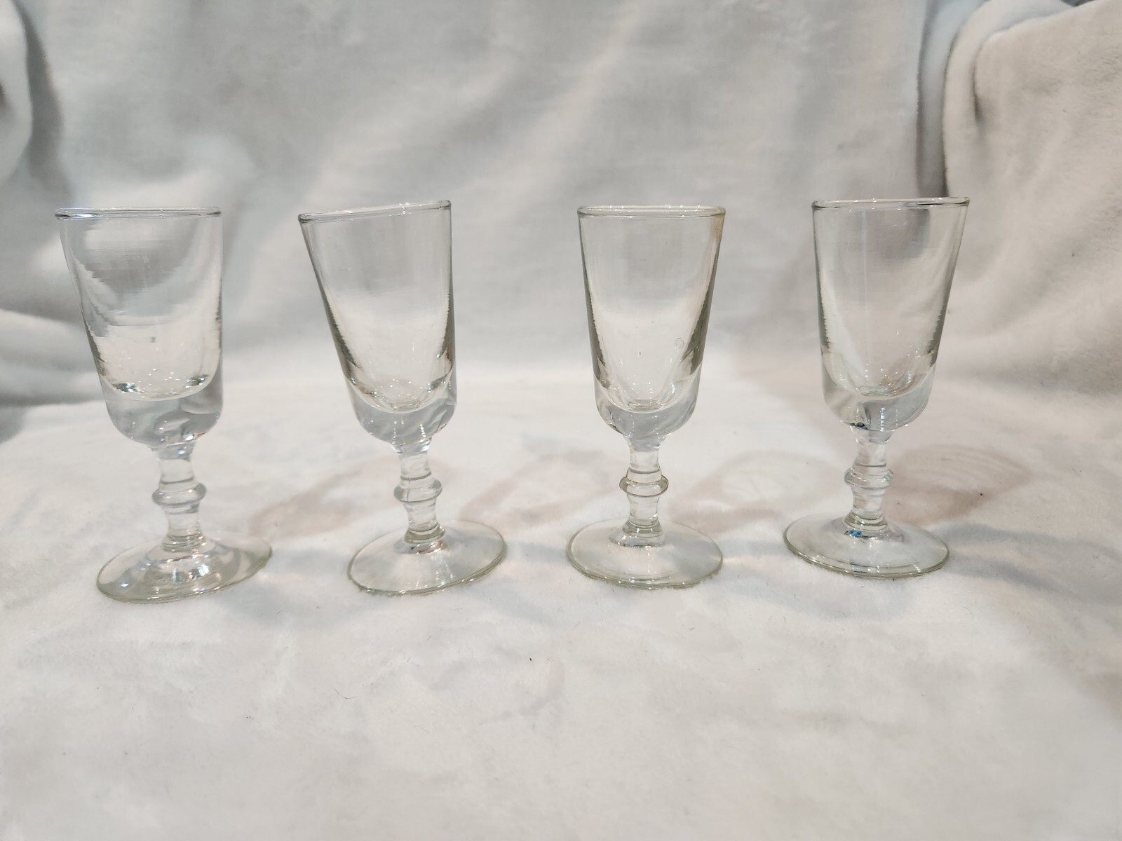 Set Of 4 Liqueur Vintage Mini Brandy Glass