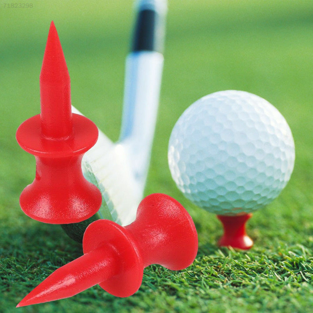 Golf Tees Step Down Plastic Unbreakable Reusable Value 100 Pack Castle Tees