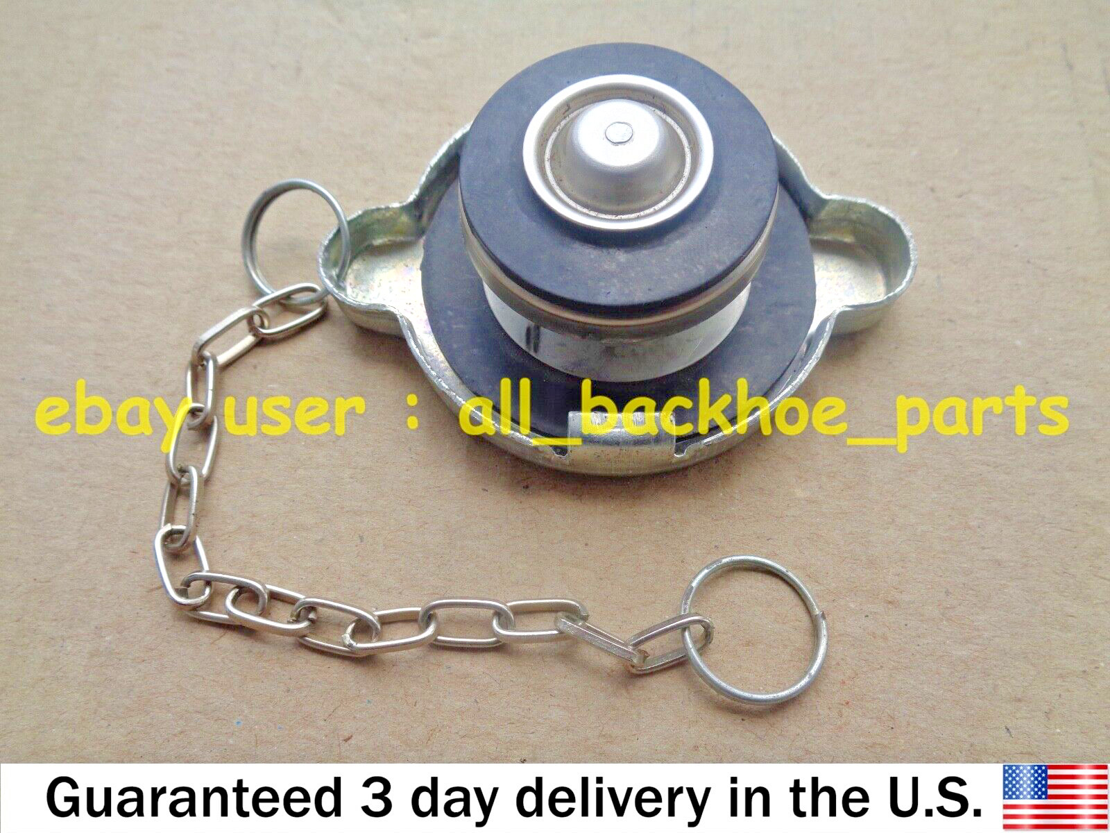 JCB BACKHOE - RADIATOR CAP COOLANT DOUBLE SEAL 13 PSI (PART NO. 121/60601)