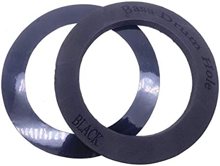 Bass Drum Port Hole Protector Ring for Enhances sound and Resonant Bass Drumhead