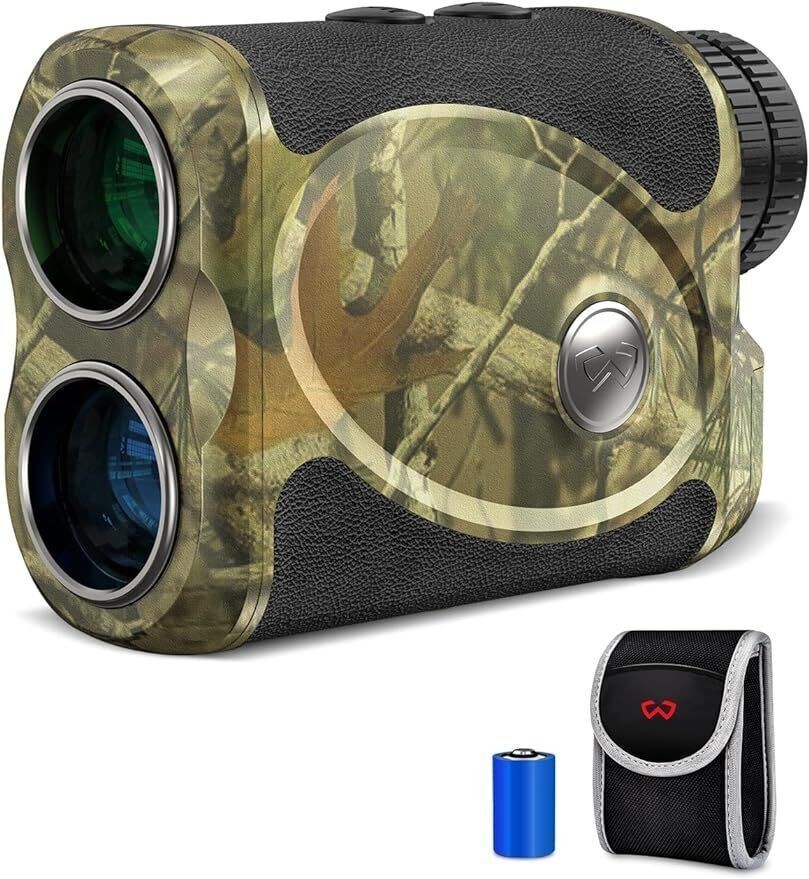 Hunting Rangefinder 800 Yards Laser Range Finder with Bow Hunting Mode w/Case