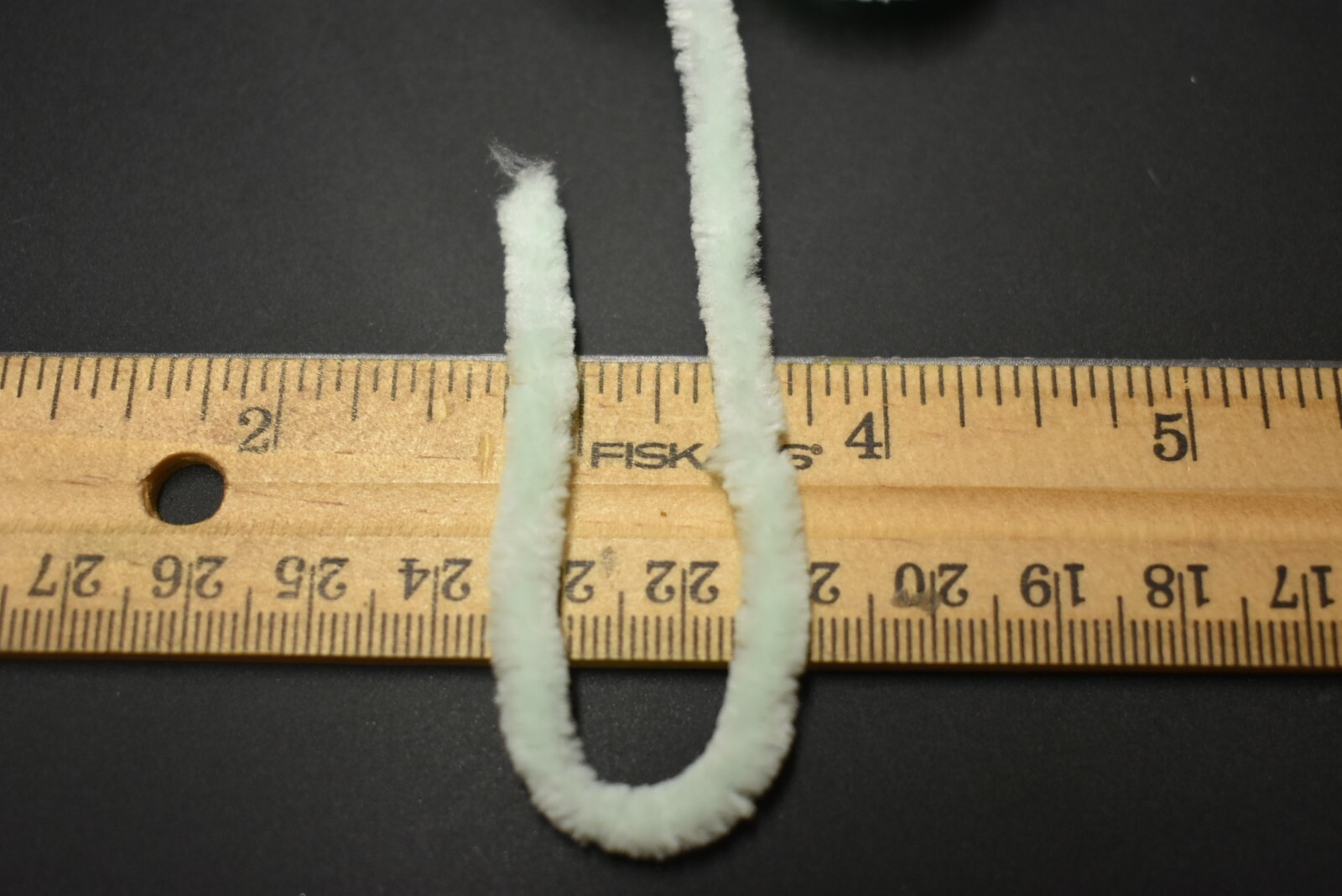 5 Yards 1/4" LIGHT MINT GREEN Round Chenille for Fly Tying