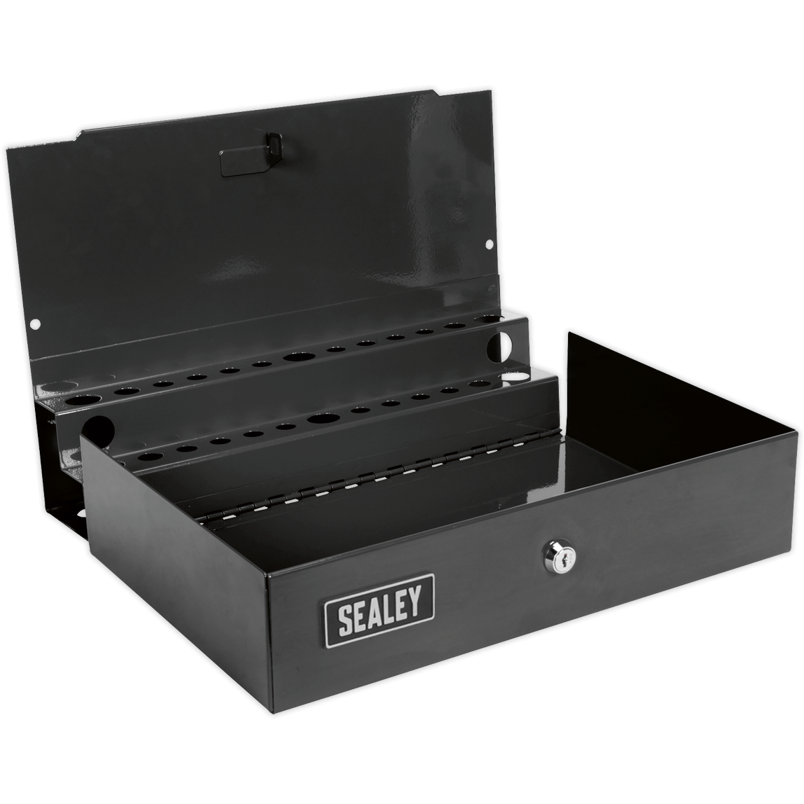 Sealey Roller Cabinet Side Box for Long Handle Tools Black